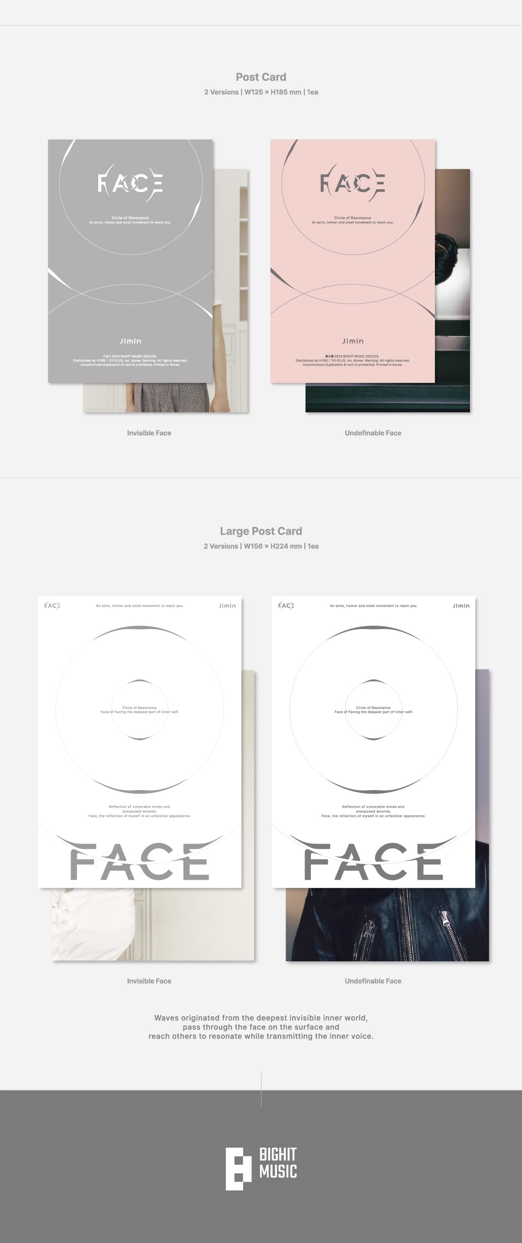 Amazon.co.jp: JIMIN BTS - FACE 1st Solo Album+Store Gift [韓国盤